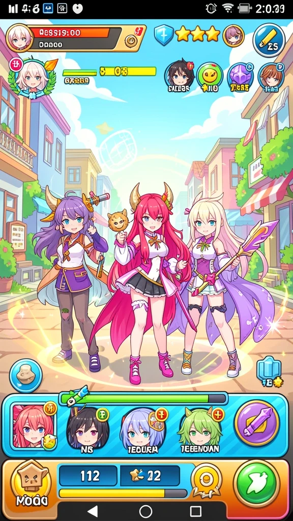 haikuotk - Screenshot permainan dengan tampilan antarmuka yang menarik.
