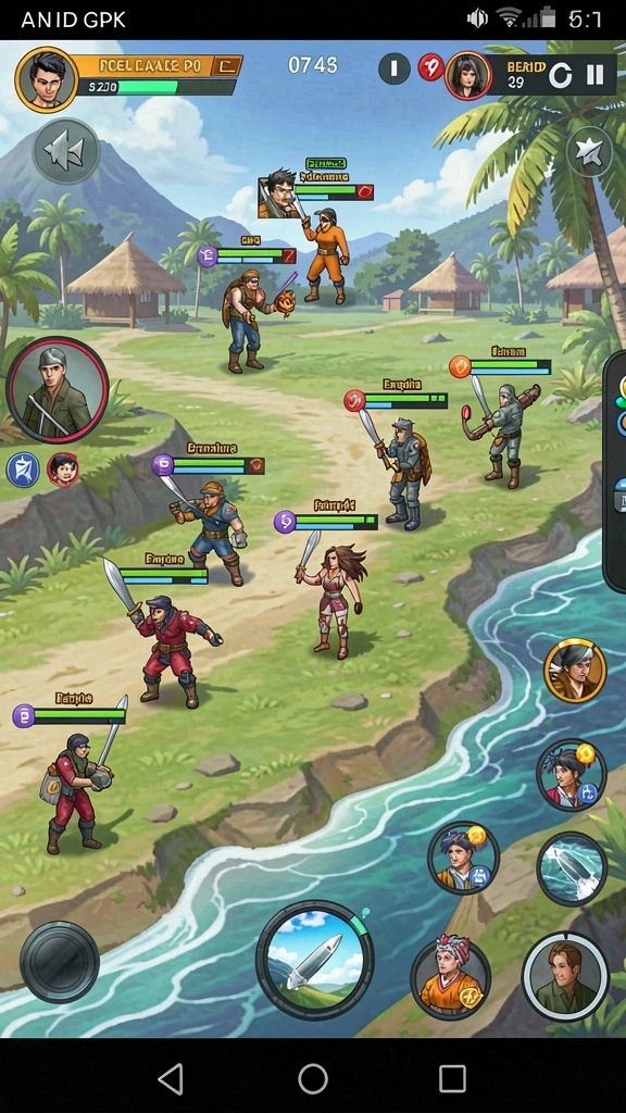 kakrp - Tampilan awal yang menarik dengan grafik yang memukau.