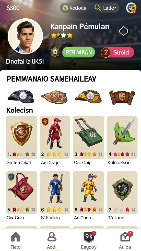 pakde4d - Tangkapan layar di level pertama yang menunjukkan karakter utama.